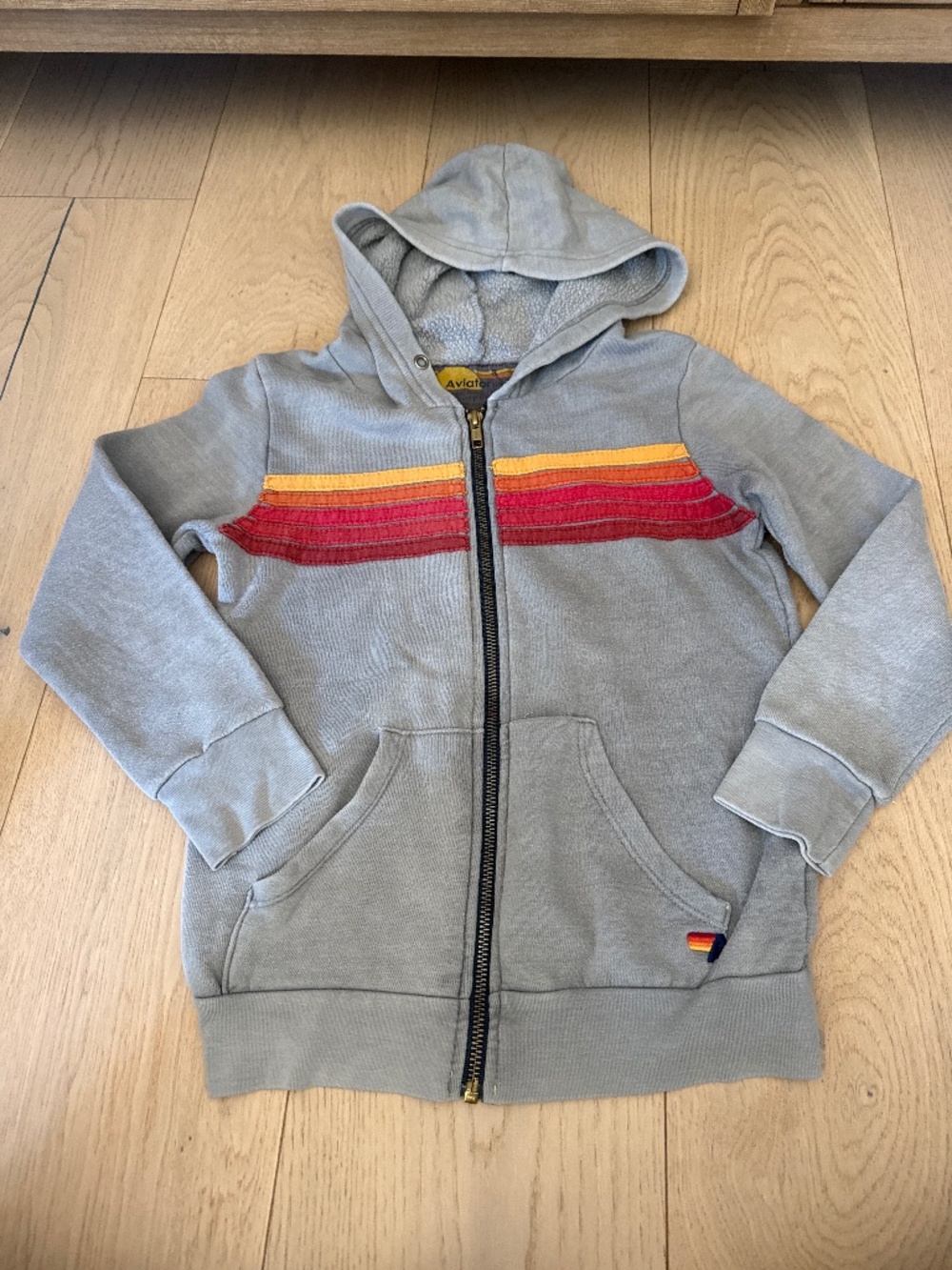 aviator nation kids hoodie size 8